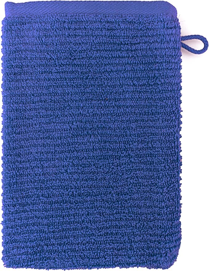 möve Elements Bath Gloves, 20 x 15 cm, 100% cotton, royal blue