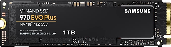 Samsung Samsung Samsung 970 EVO Plus m.2 Internal NVMe SSD up to 3,500 MB/s SSD MZ-V7S1T0BW 1 TB